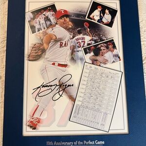 Kenny Rogers Baseball Memorabilia